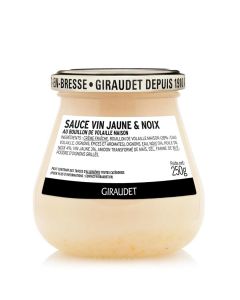 Un pot de sauce GIRAUDET,  citron au bouillon de volaille maison. Pot en verre de 250g.