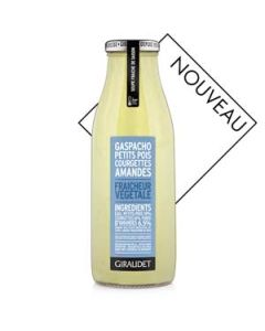 Gaspacho Petits pois, courgettes & amandes