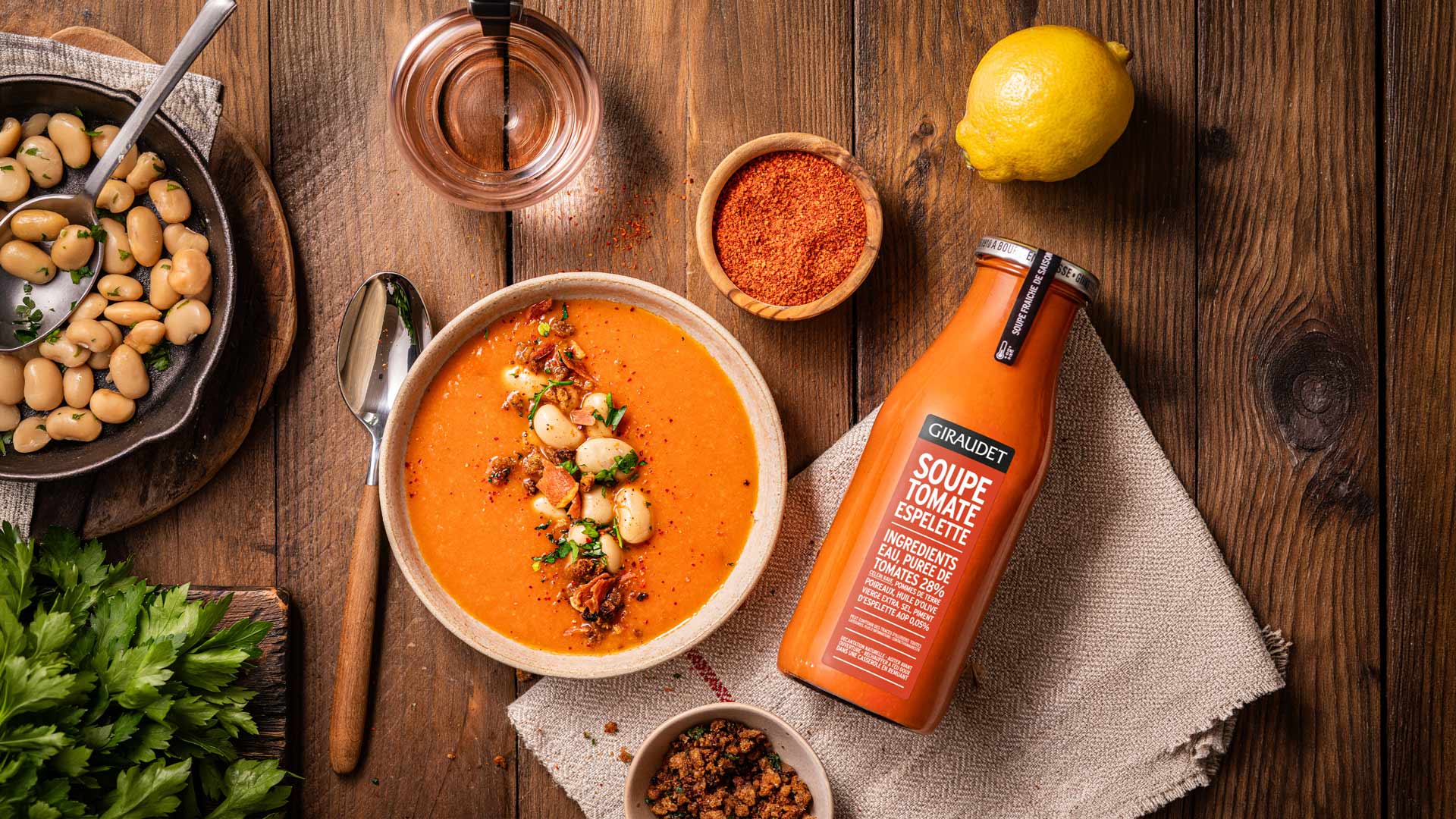 Soupe tomate Espelette